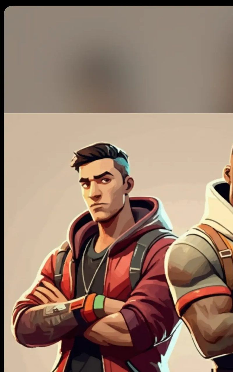 A Toonsta game-style 3D cartoon of a young man in a red hoodie with a determined look